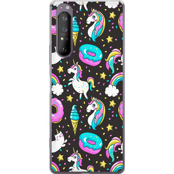 Sony Xperia 1 II Genomskinligt Skal Unicorn