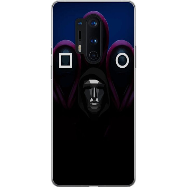 OnePlus 8 Pro Läpinäkyvä kuori Squid Game Kausi 3 Uudet Ikoni Suosittu Sarja TV Motiivi Aasialainen Draama Trendikäs Graafinen Suunnittelu