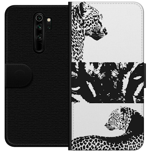 Xiaomi Redmi Note 8 Pro  Tegnebogsetui Leopard Faces