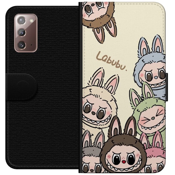 Samsung Galaxy Note20 Tegnebogsetui Labubu Pastel Collection