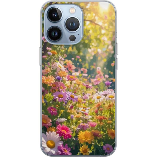 Kompatibelt Mobildeksel til Apple iPhone 13 Pro Blomstermønster