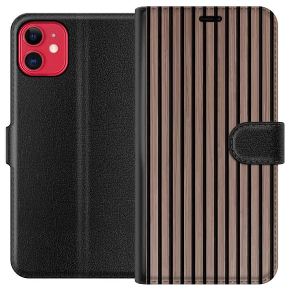 Kompatibel Tegnebogsetui til Apple iPhone 11 Mønster Træ