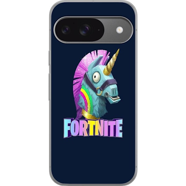 Google Pixel 9 Pro Genomskinligt Skal Fortnite Häst