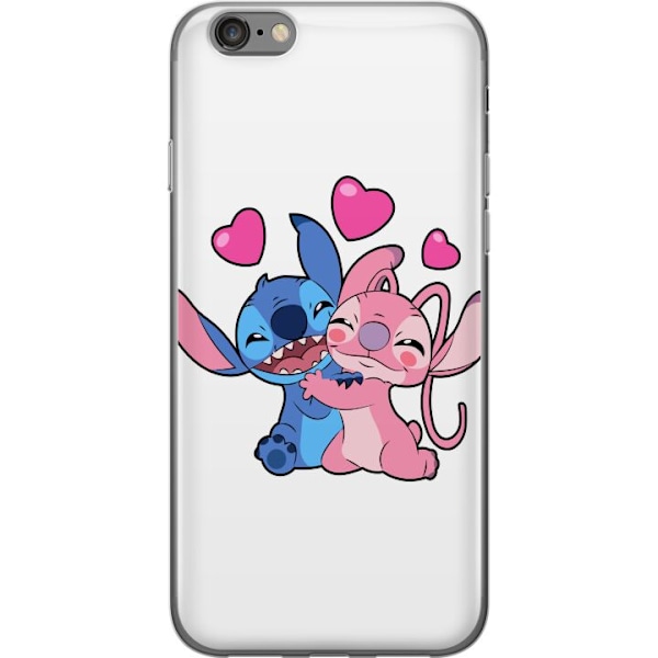 Apple iPhone 6 Läpinäkyvä kuori Lilo & Stitch