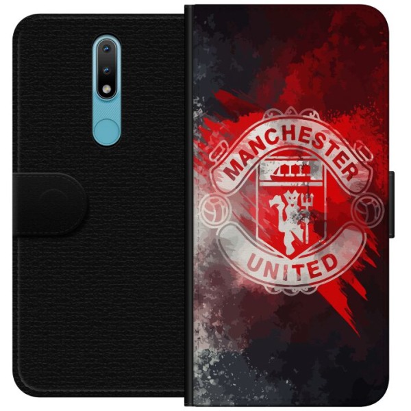 Nokia 2.4 Lommeboketui Manchester United