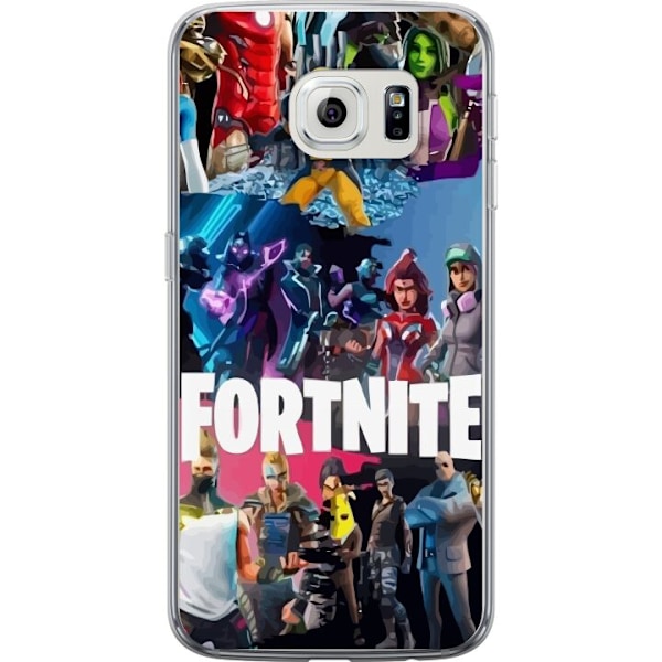 Samsung Galaxy S6 edge Gennemsigtig cover Fortnite