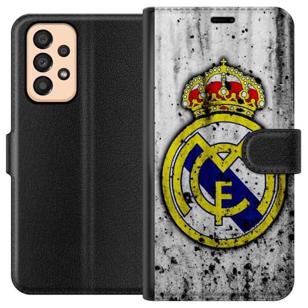 Kompatibelt Plånboksfodral till Samsung Galaxy A33 5G Real Madrid CF
