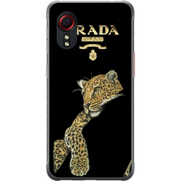 Samsung Galaxy Xcover 5 Gjennomsiktig deksel Prada Leopard