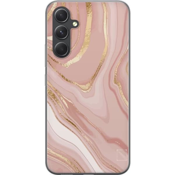Kompatibelt Mobildeksel til Samsung Galaxy S24+ Marmor Rosa
