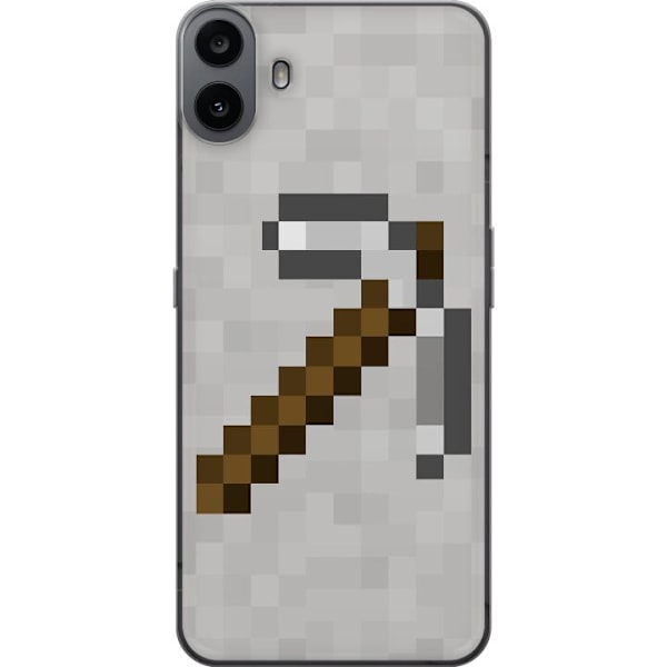 Nothing CMF Phone 1 Genomskinligt Skal Minecraft Tools