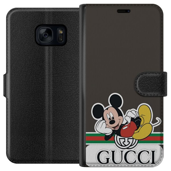 Samsung Galaxy S7 Lompakkokotelo Gucci Musse Pig