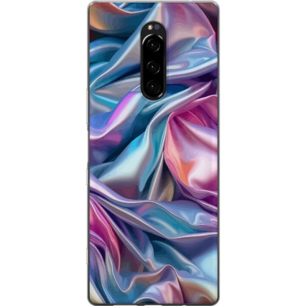 Sony Xperia 1 Gjennomsiktig deksel Skimrende silke