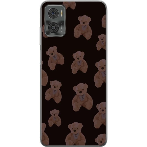 Motorola Moto E22i Gennemsigtig cover En bjørn flere bjørne