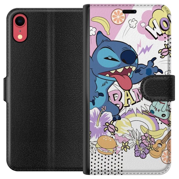 Apple iPhone XR Lompakkokotelo Stitch Bang