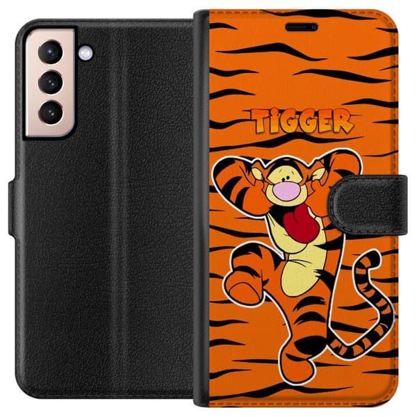 Kompatibelt Plånboksfodral till Samsung Galaxy S21 Tiger
