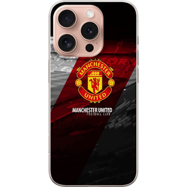 Apple iPhone 16 Pro Läpinäkyvä kuori Manchester United FC