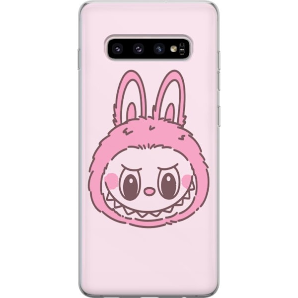 Samsung Galaxy S10+ Läpinäkyvä kuori Labubu Eläinradan Bunny-versio