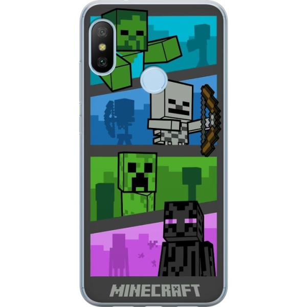 Xiaomi Mi A2 Lite Genomskinligt Skal Minecraft