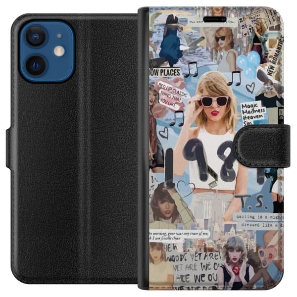 Kompatibel Tegnebogsetui til Apple iPhone 12 mini Taylor Swift