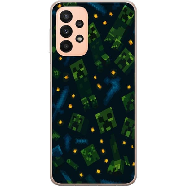 Kompatibelt Mobilskal till Samsung Galaxy A23 Minecraft Dungeons Mob