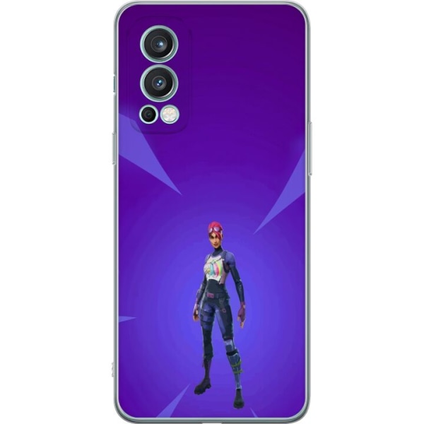 OnePlus Nord 2 5G Läpinäkyvä kuori Fortnite - Brite Bomber