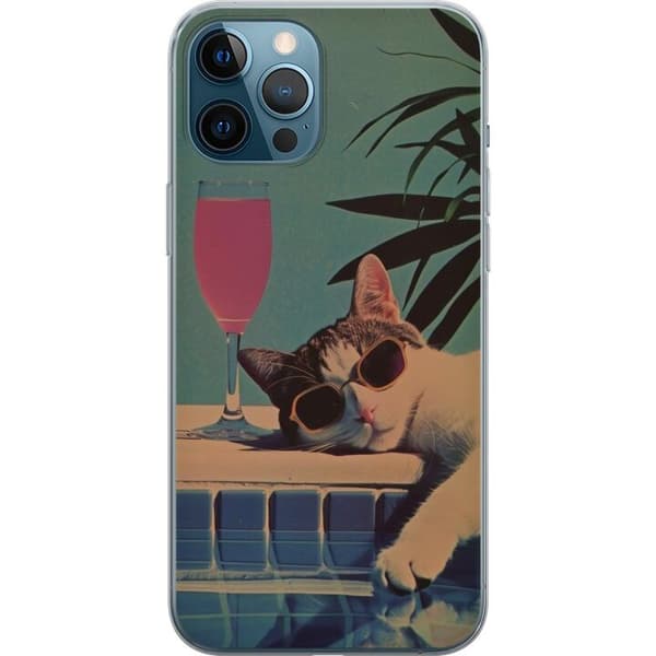 Kompatibel Mobilcover til Apple iPhone 12 Pro Max Kat ferie