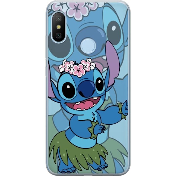 Xiaomi Mi A2 Lite Läpinäkyvä kuori Stitch tähtien alla - Taianomainen Anime-tyyli
