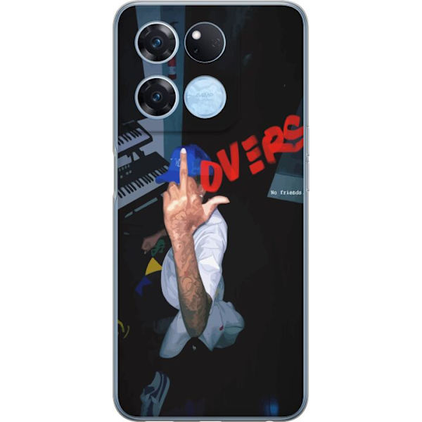 OnePlus Ace Racing Läpinäkyvä kuori Rakkaus Mystiikka Suunnittelu Romanttinen Motiivi Suosittu Graafinen Kuviointi Muoti Tyyli