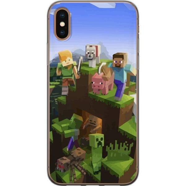 Apple iPhone X Kuori / Matkapuhelimen kuori - MineCraft