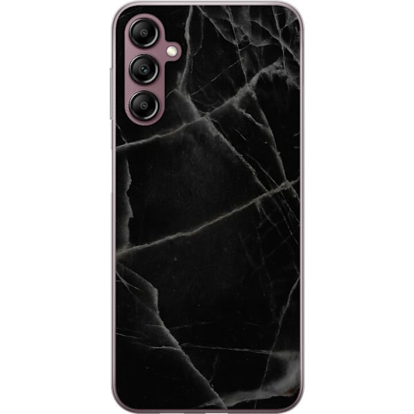 Samsung Galaxy A14 5G Genomskinligt Skal Svart marmor