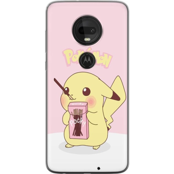 Motorola Moto G7 Gjennomsiktig deksel Pokemon