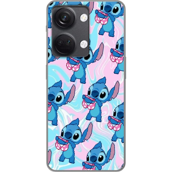 OnePlus Nord 3 Läpinäkyvä kuori Stitch Retro