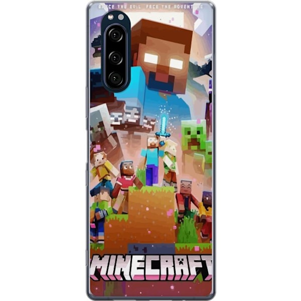 Sony Xperia 5 Gennemsigtig cover Minecraft