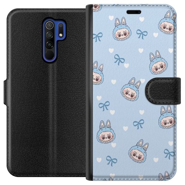 Xiaomi Redmi 9 Tegnebogsetui Labubu Ildånd