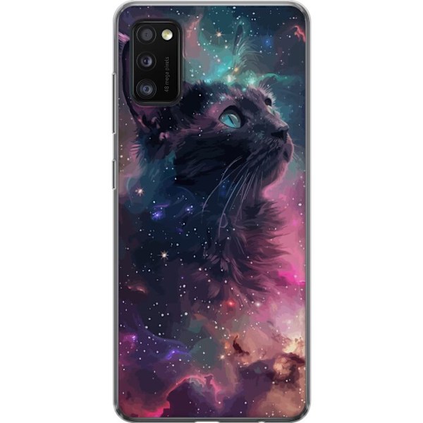 Samsung Galaxy A41 Gennemsigtig cover Katten i Galaksen