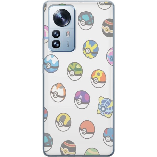 Xiaomi 12 Pro Gjennomsiktig deksel Pokemon