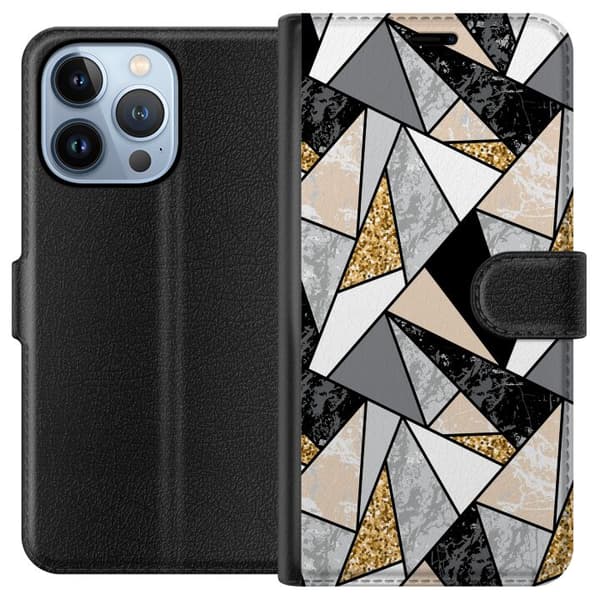 Kompatibelt Plånboksfodral till Apple iPhone 13 Pro Marble Print