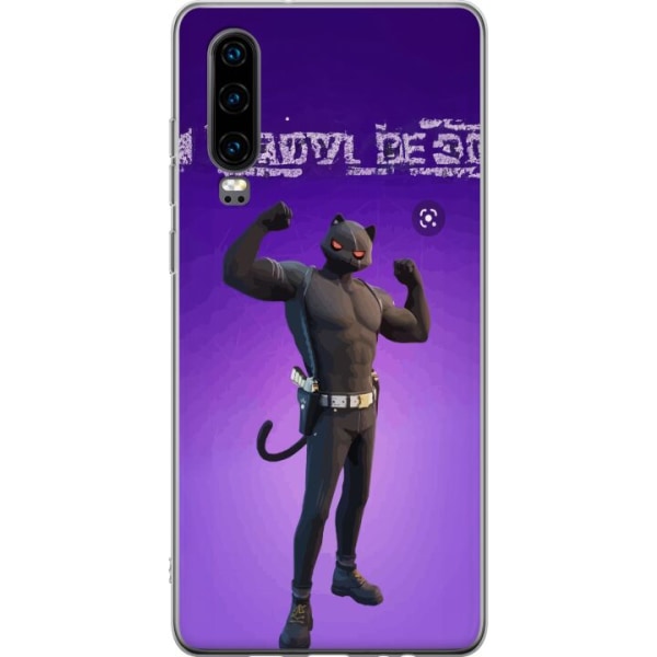Huawei P30 Gennemsigtig cover Fortnite - Meowscles