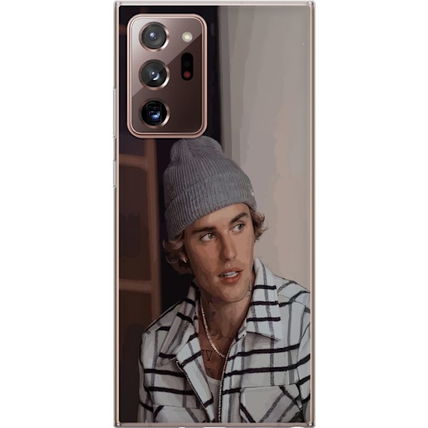 Samsung Galaxy Note20 Ultra Gennemsigtig cover Justin Bieber