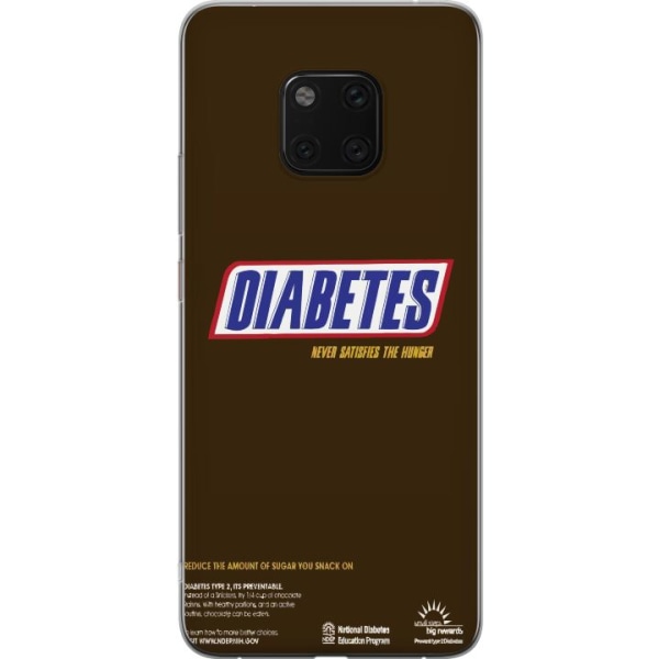 Huawei Mate 20 Pro Läpinäkyvä kuori Diabetes Snickers