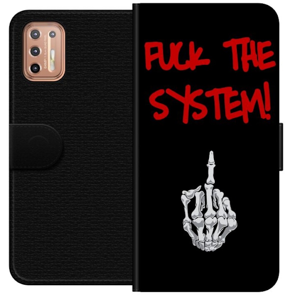 Motorola Moto G9 Plus Lommeboketui Fuck System