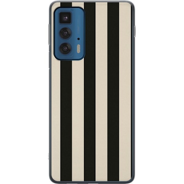 Motorola Edge 20 Pro Genomskinligt Skal Line Flow
