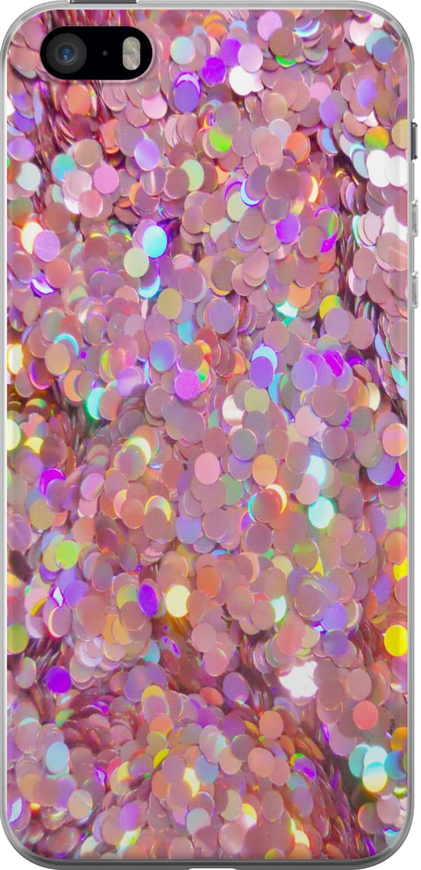 Kompatibelt Mobilskal till Apple iPhone SE (2016) Glitter