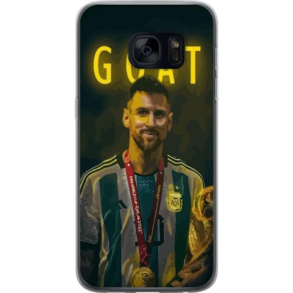 Samsung Galaxy S7 Läpinäkyvä kuori Vuohi Messi