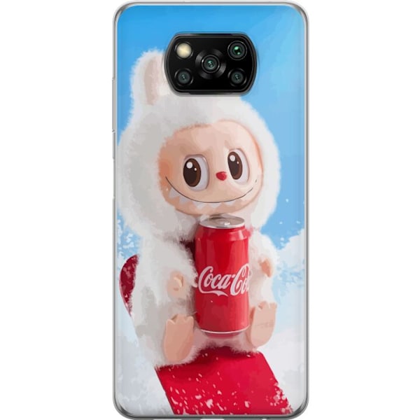 Xiaomi Poco X3 NFC Genomskinligt Skal Labubu Summer Edition