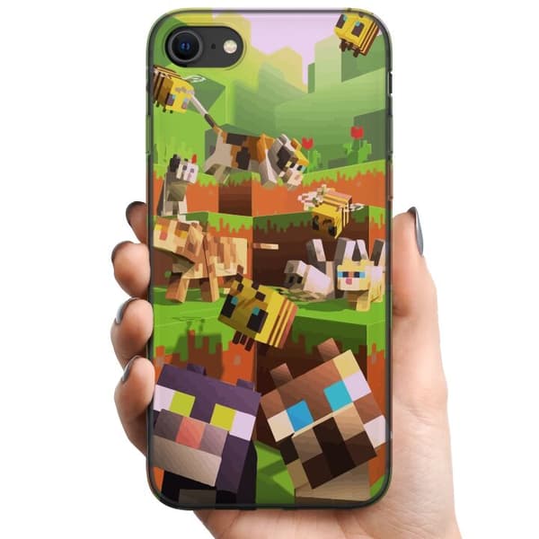 Kompatibelt Mobildeksel til Apple iPhone 8 MineCraft