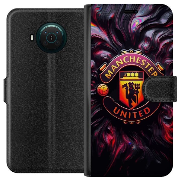 Nokia X20 Lompakkokotelo Manchester United