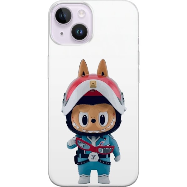 Apple iPhone 15 Plus Läpinäkyvä kuori How2work Labubu hirvi