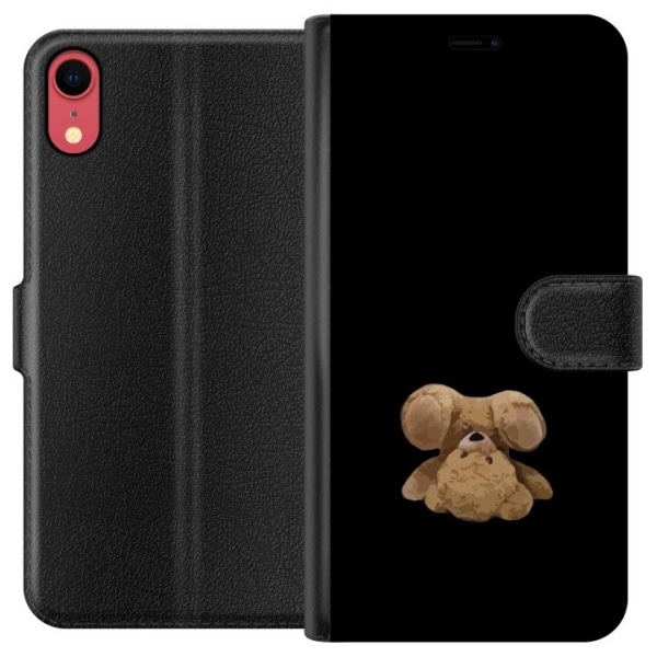 Apple iPhone XR Lompakkokotelo Ylösalaisin oleva karhu