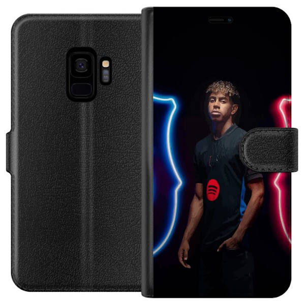 Samsung Galaxy S9 Tegnebogsetui Yamal Fodbold FC Barcelona Ung Talent Spiller Fodboldstjerne Spanien La Liga Populært Motiv